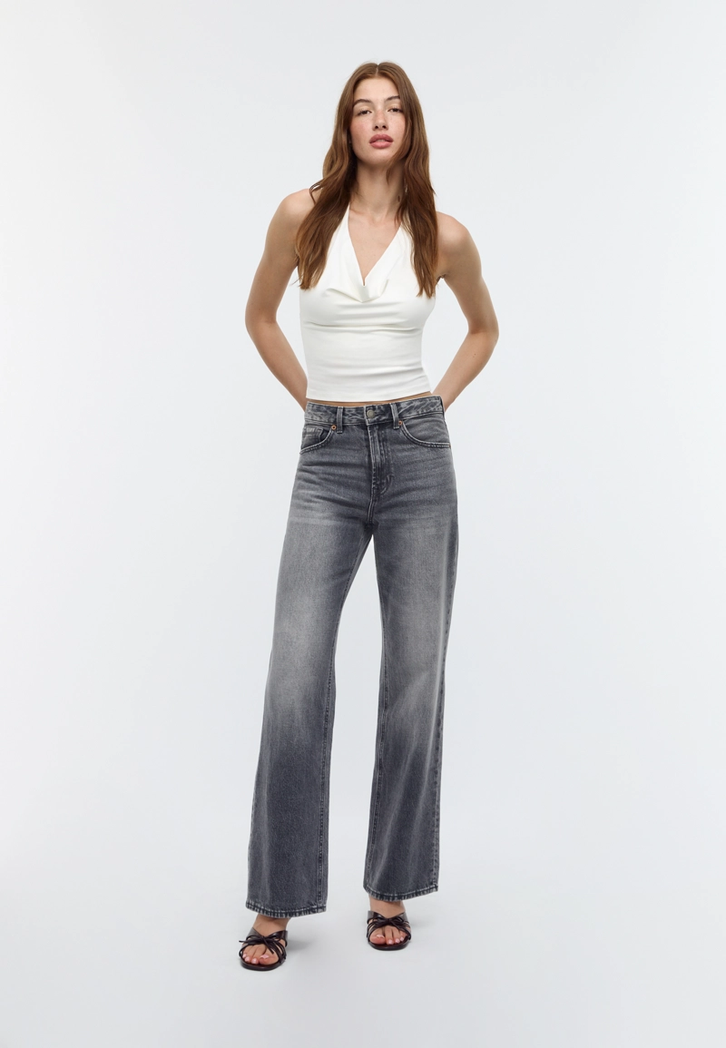 Джинсы прямого кроя