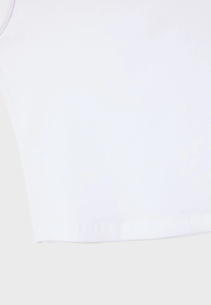 Топ из эластичной ткани на бретелях