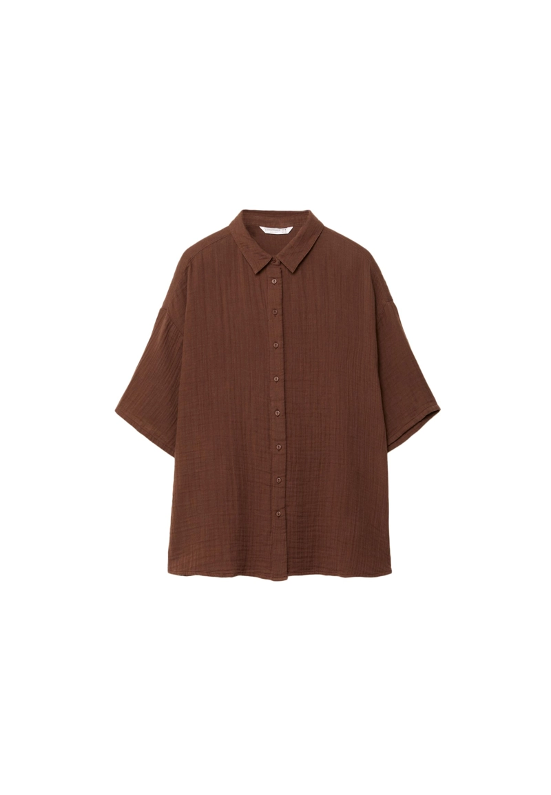 Рубашка из струящегося хлопка