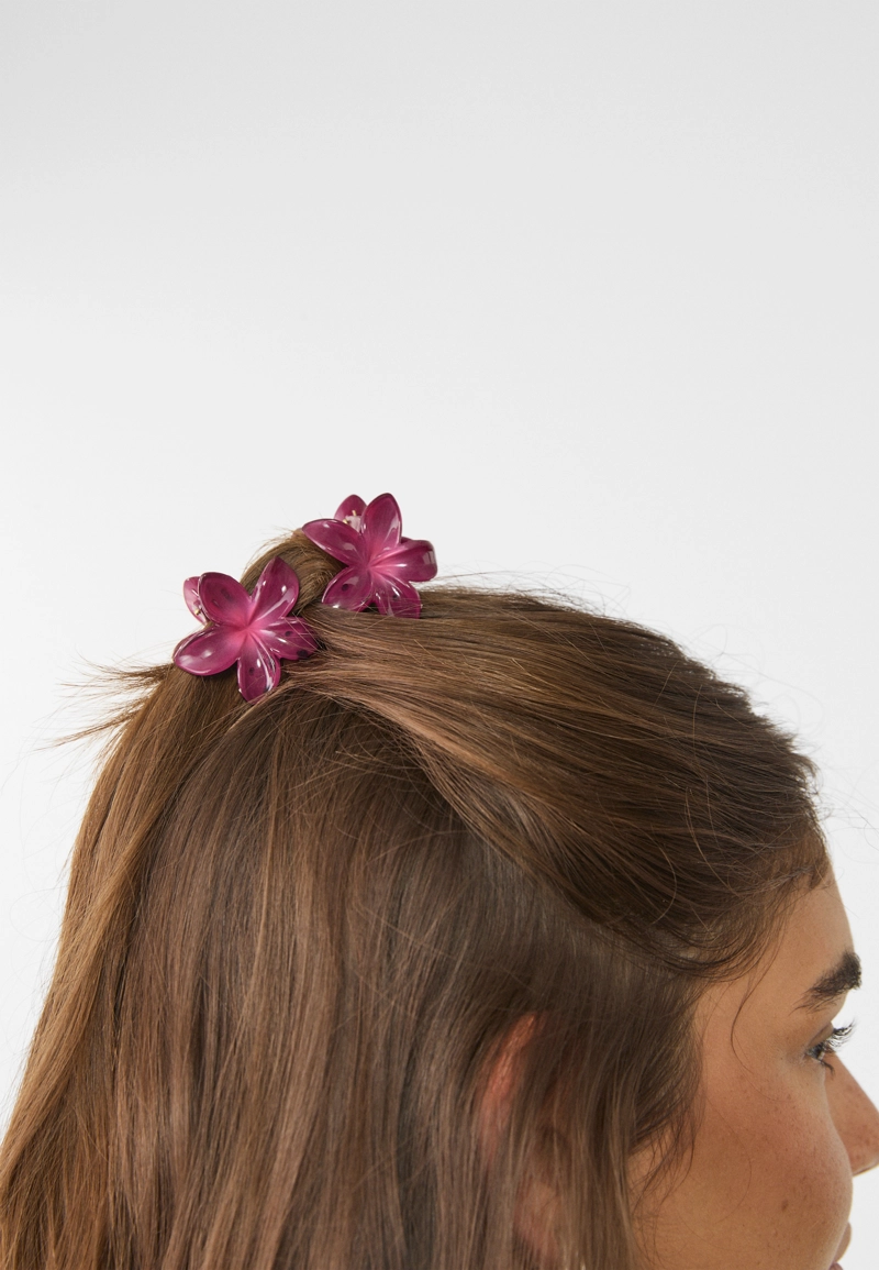 Набор из 3 заколок для волос с деталями “Цветы”