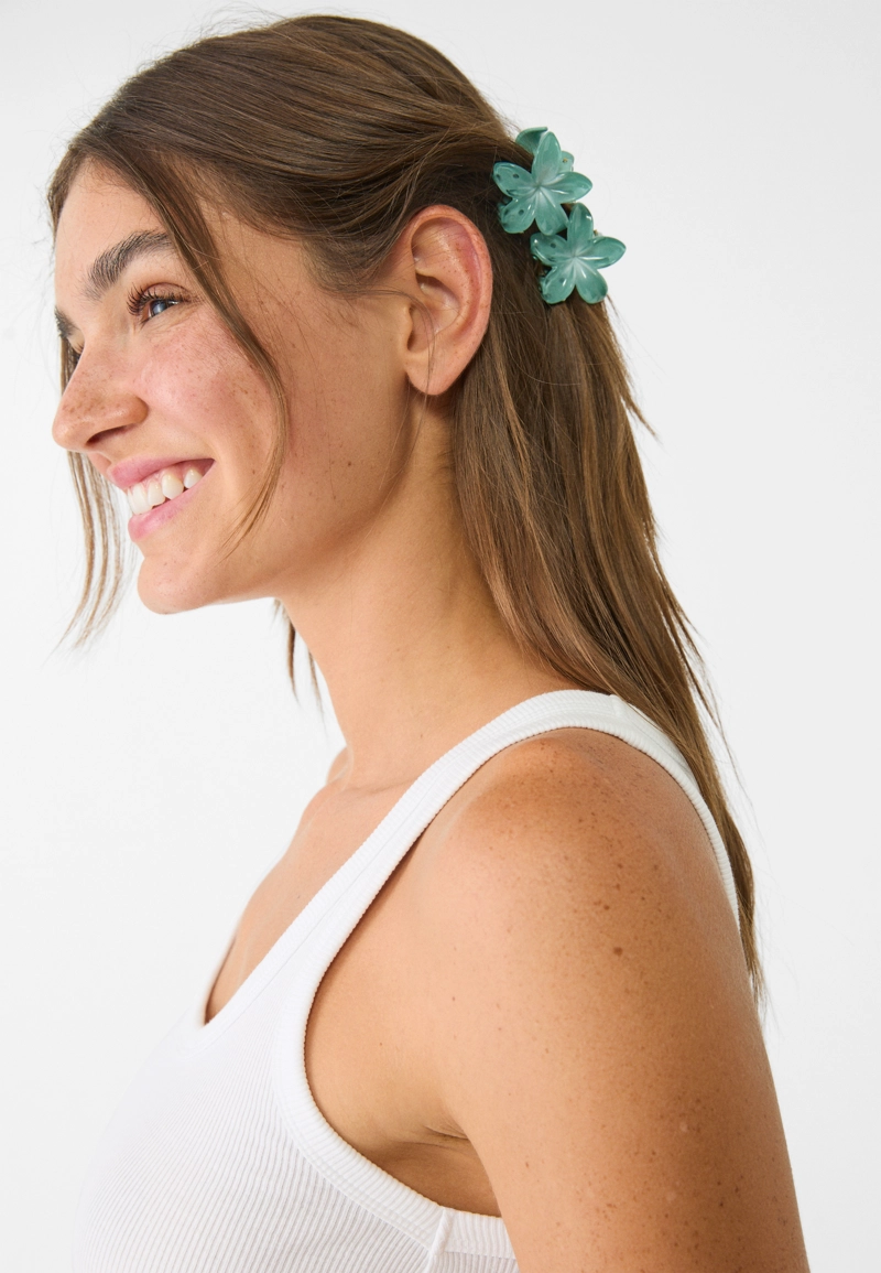 Набор из 3 заколок для волос с деталями “Цветы”