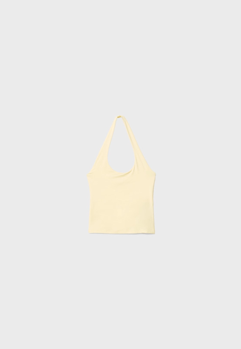 Топ с горловиной халтер