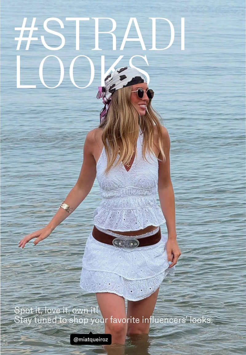 Топ с вышивкой и горловиной халтер