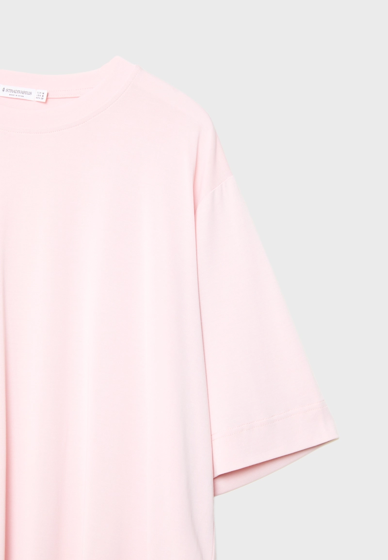 Топ оверсайз из мягкой ткани