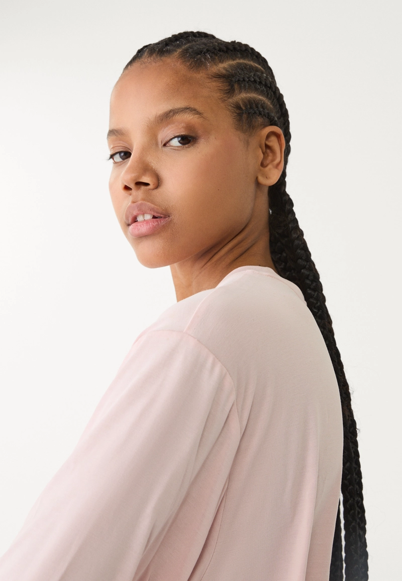 Топ оверсайз из мягкой ткани