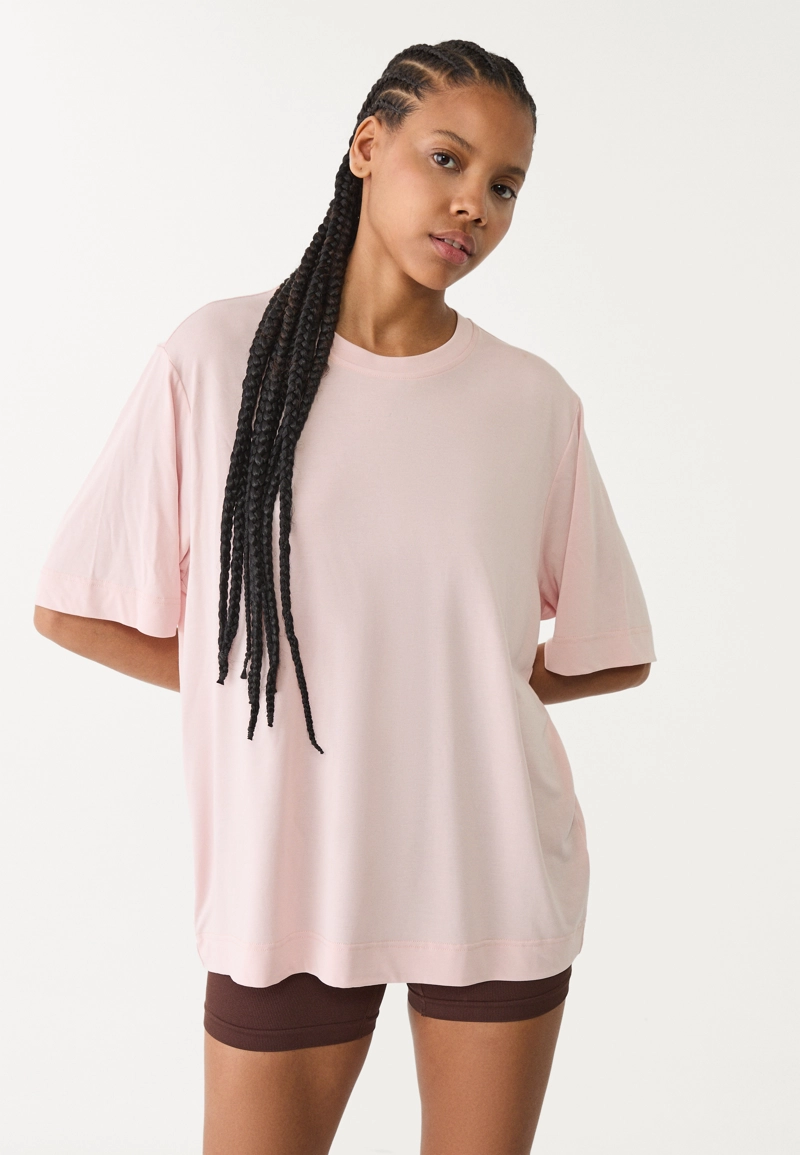 Топ оверсайз из мягкой ткани