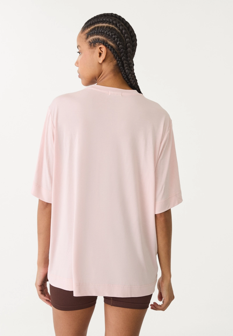 Топ оверсайз из мягкой ткани