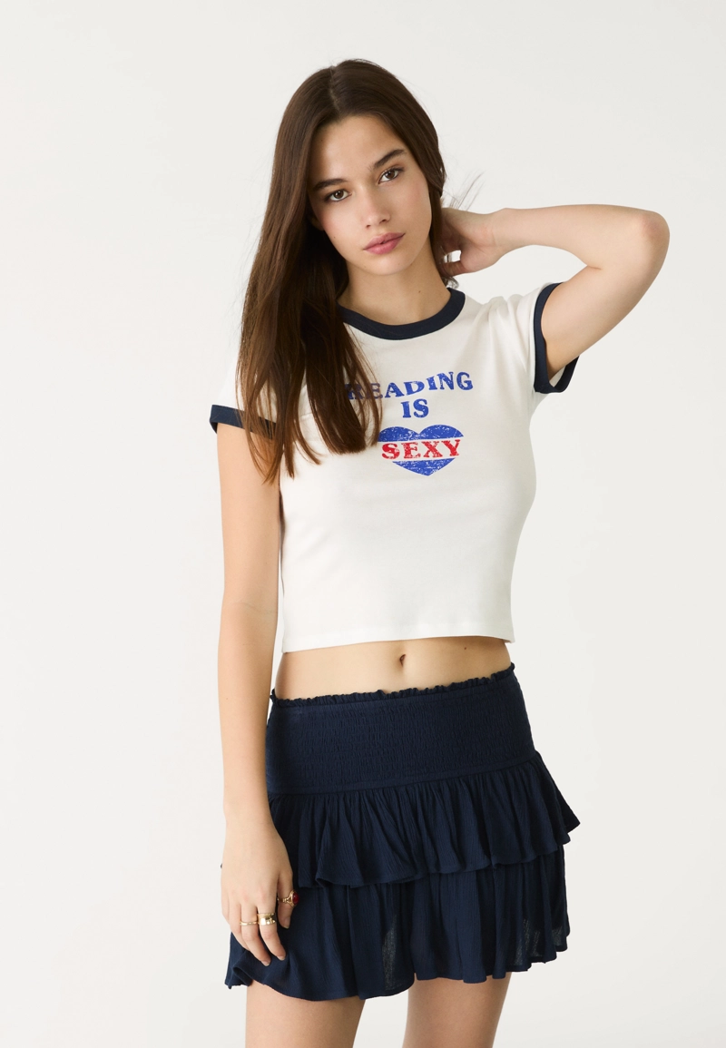 Футболка с принтом