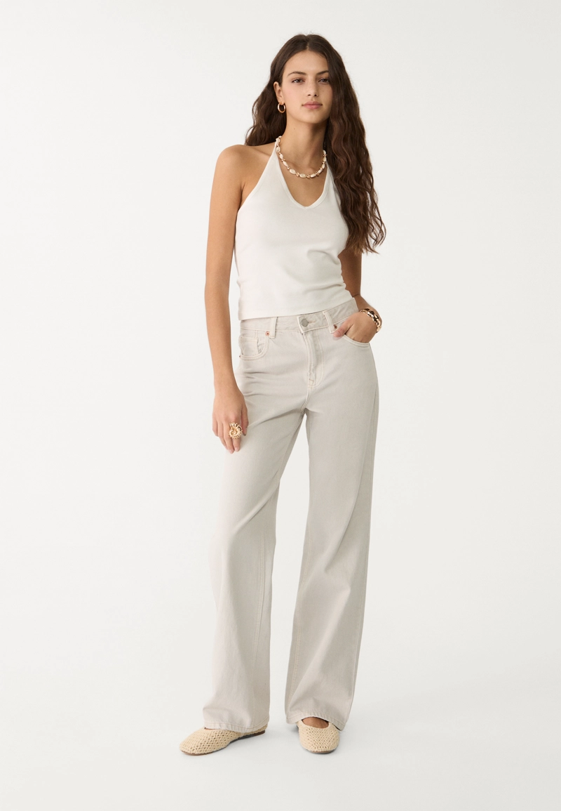 Джинсы прямого кроя