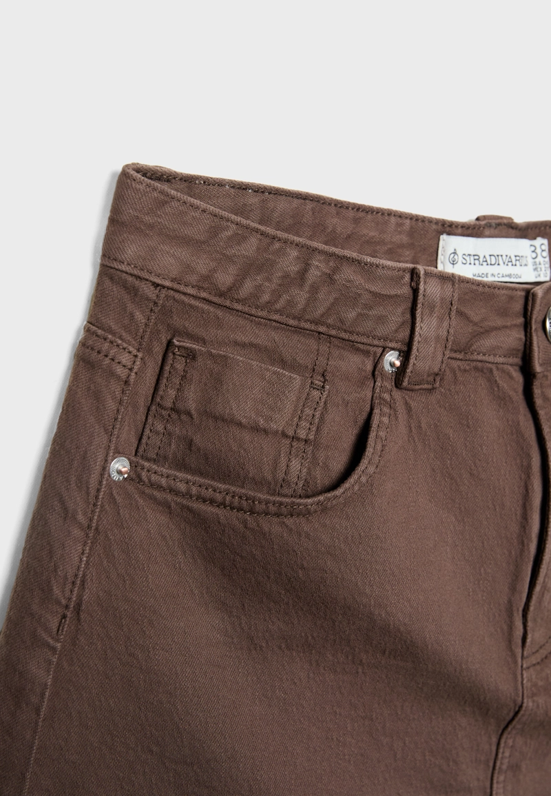 Джинсовая юбка-шорты D62