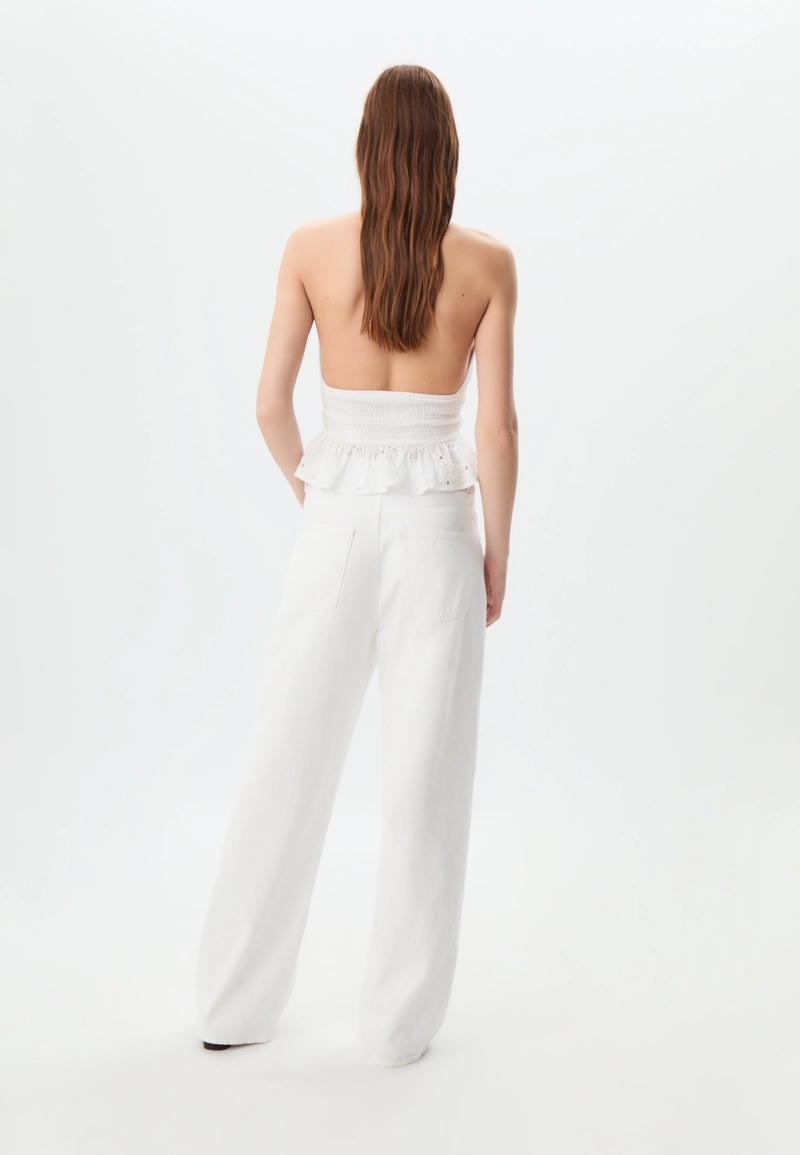 Джинсы D88 свободного кроя с широкими штанинами