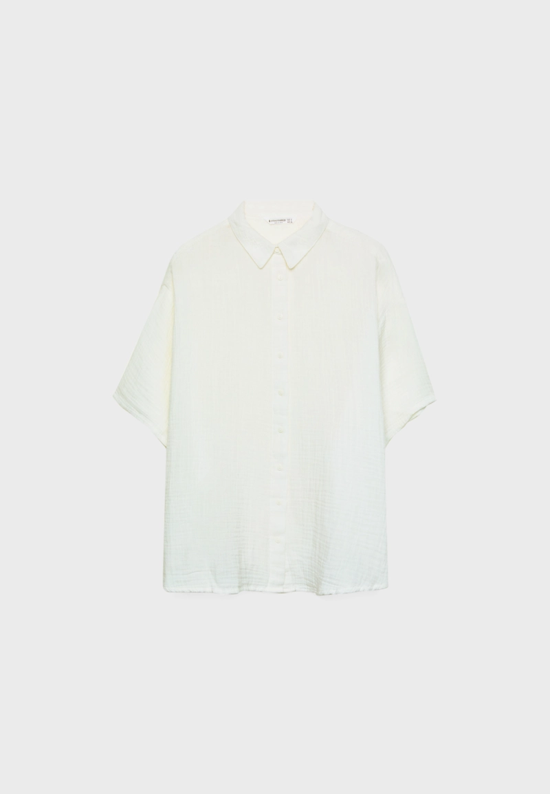 Рубашка из струящегося хлопка