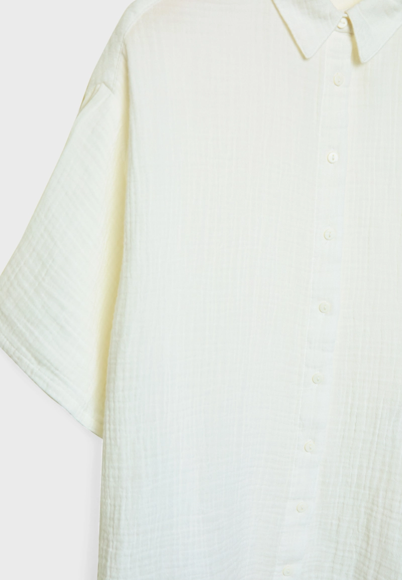 Рубашка из струящегося хлопка