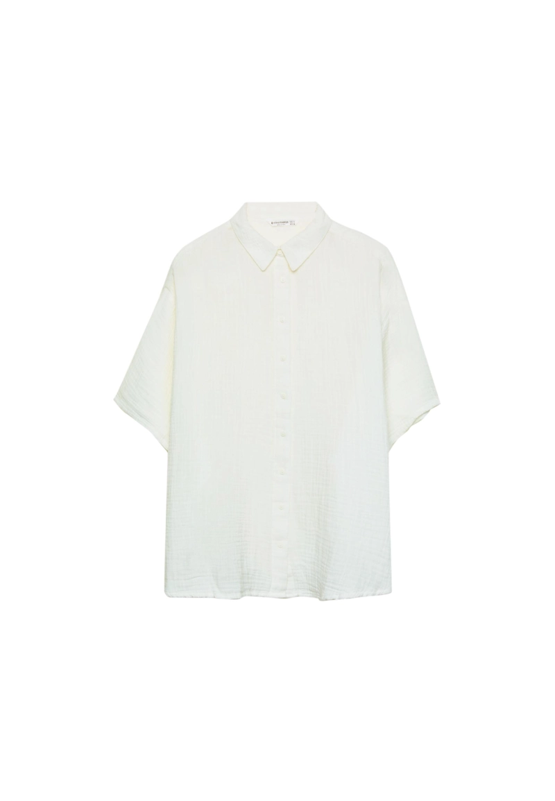 Рубашка из струящегося хлопка