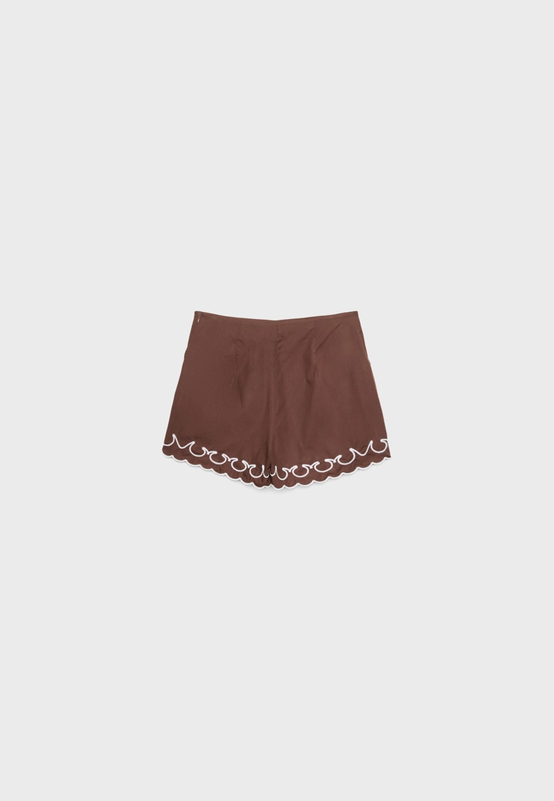 Шорты с вышивкой “Пальмы”