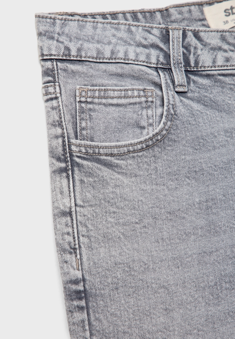 Расклешенные джинсы с низкой посадкой