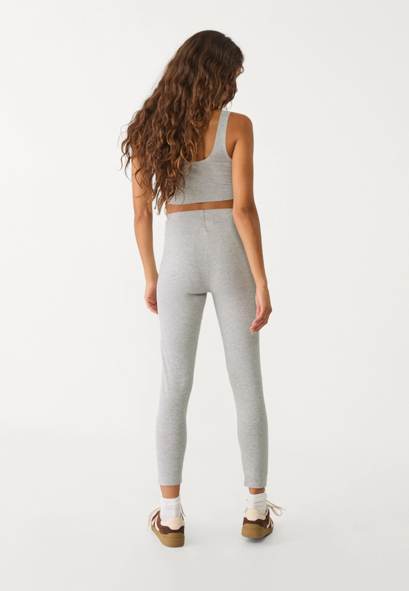 Легинсы из хлопка с потайными швами