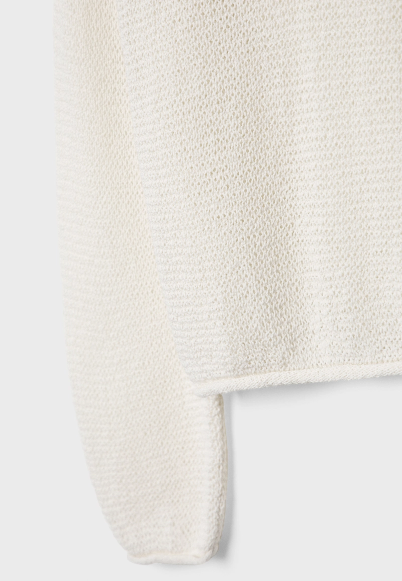 Свитер из трикотажа с длинными рукавами