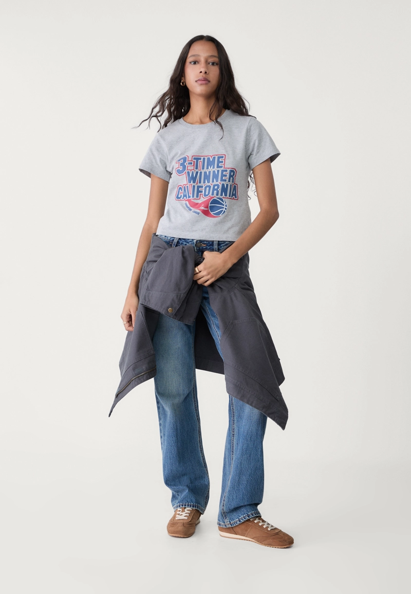 Футболка с принтом