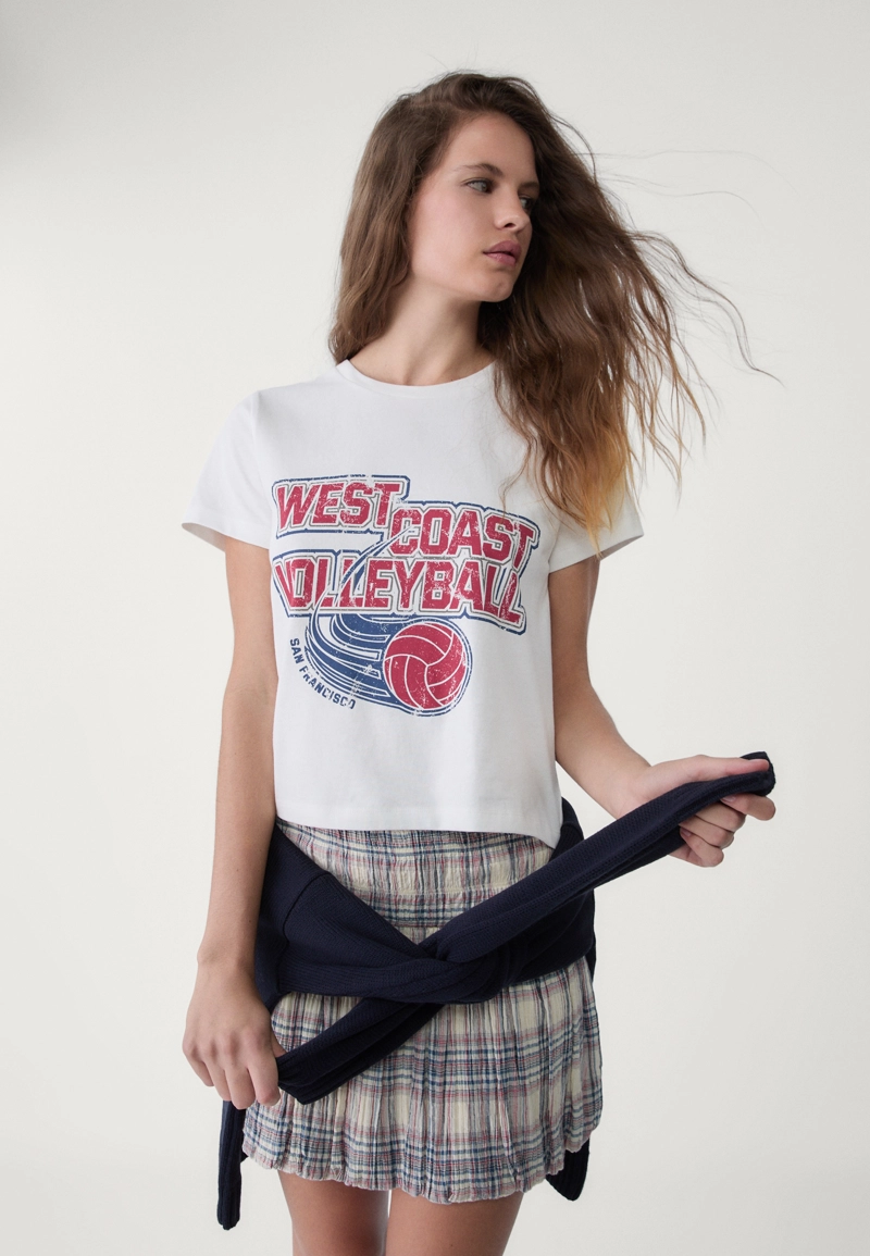 Футболка с принтом