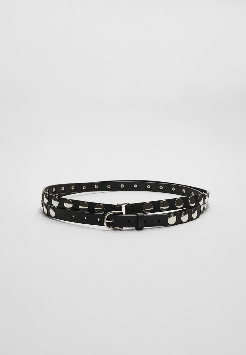 Ремень с заклепками