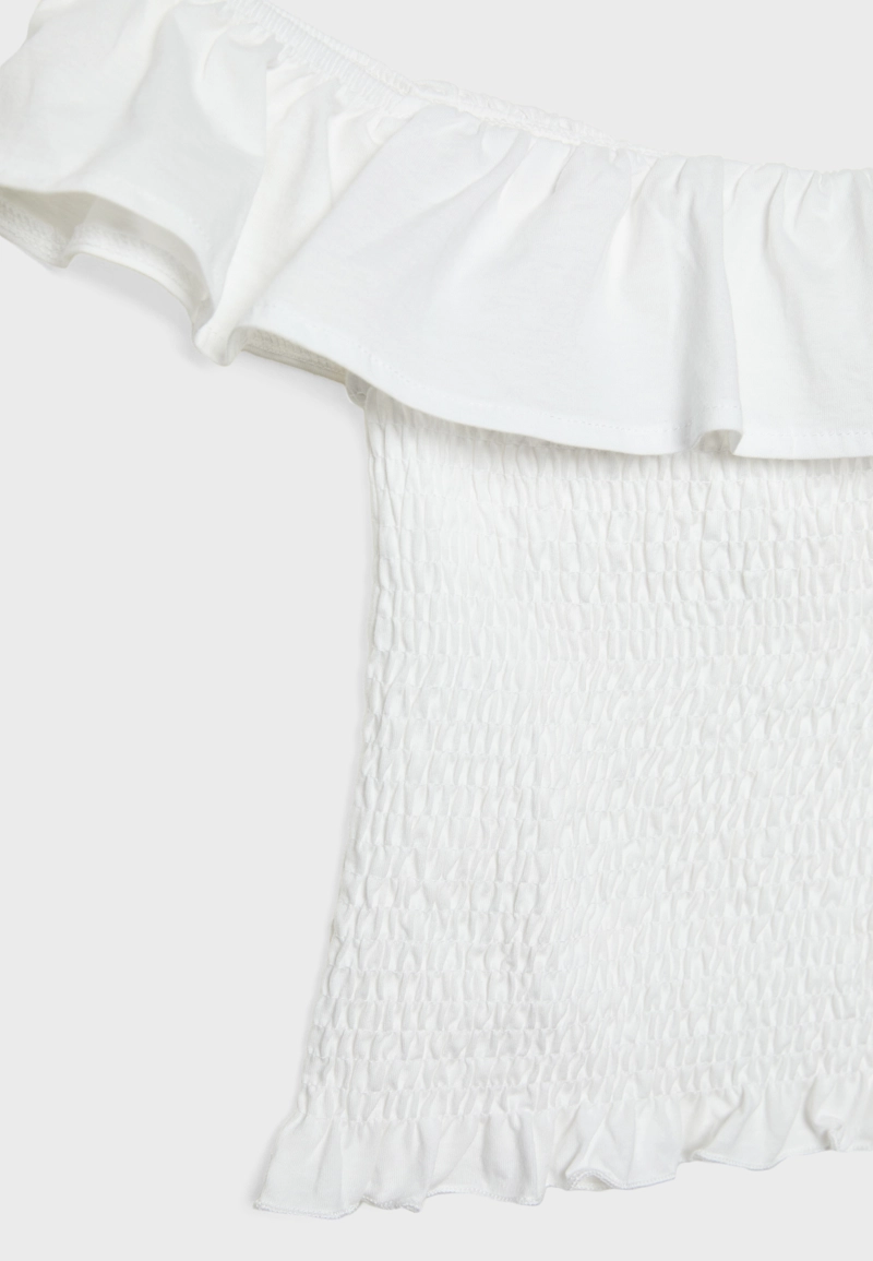 Футболка с воланами