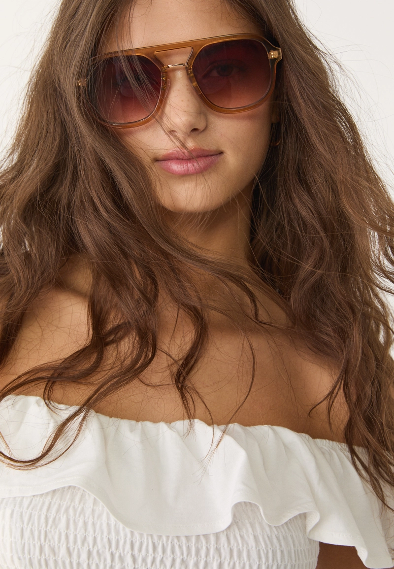 Футболка с воланами