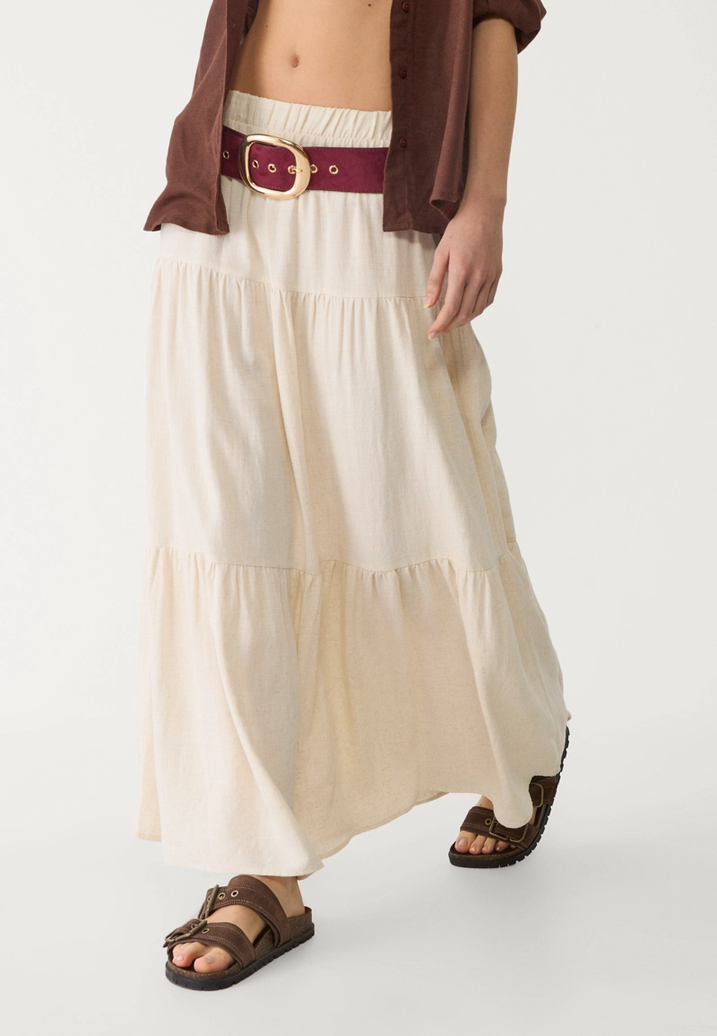 Юбка миди в стиле бохо