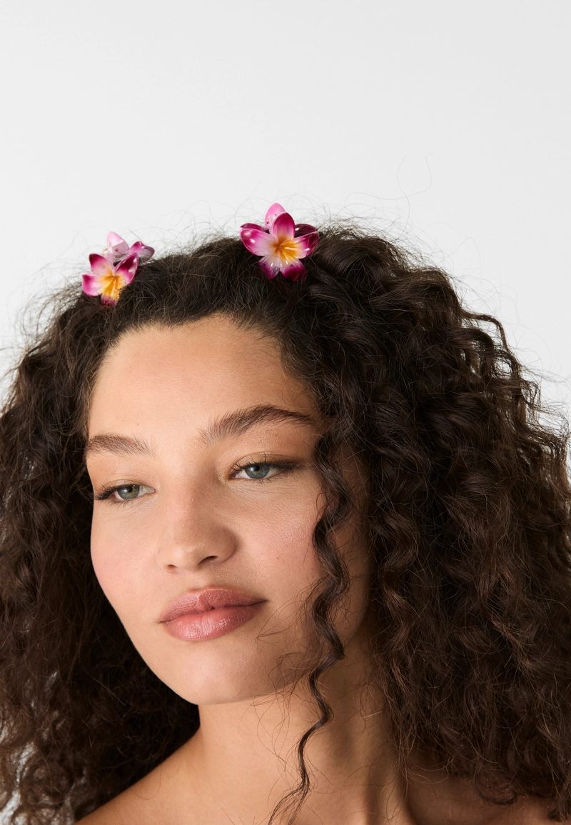 Набор из 3 заколок для волос с деталями “Цветы”