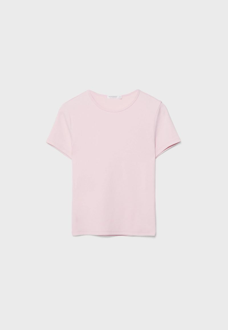 Облегающая базовая футболка