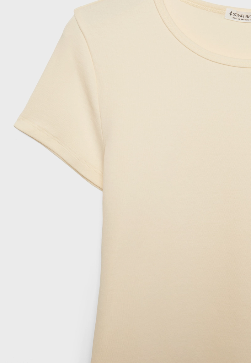 Облегающая базовая футболка