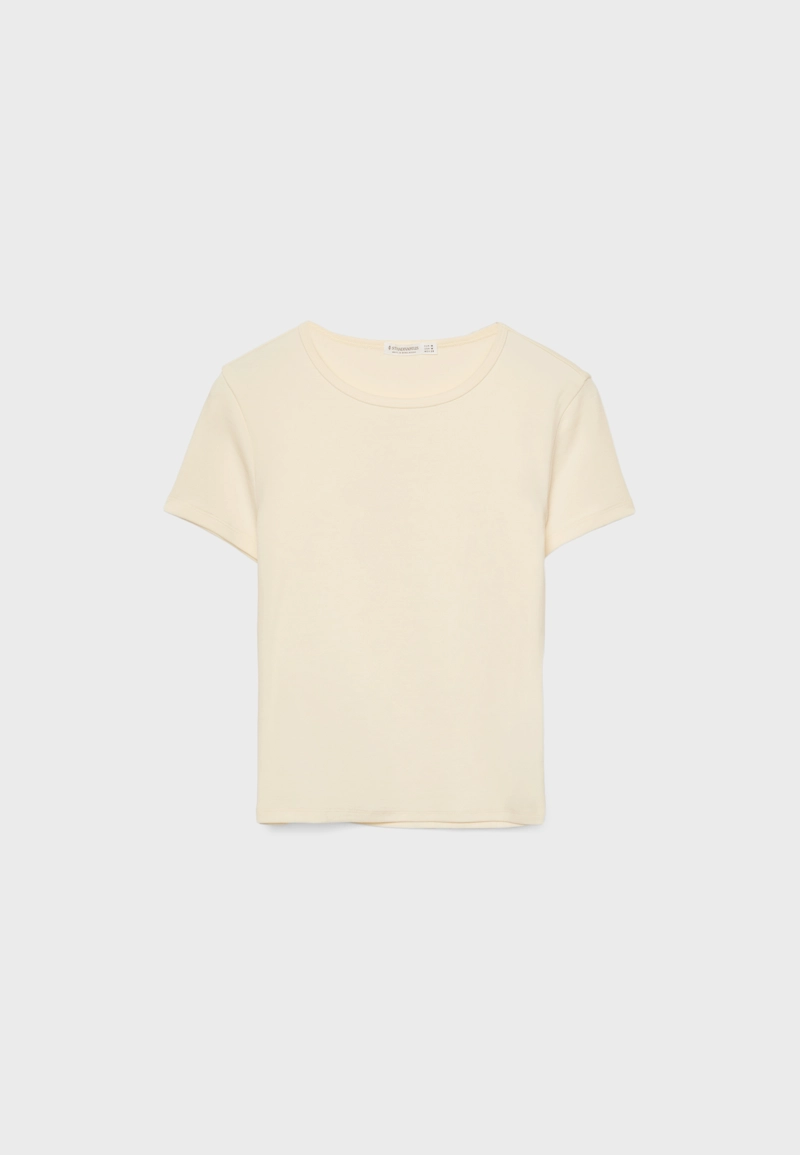 Облегающая базовая футболка