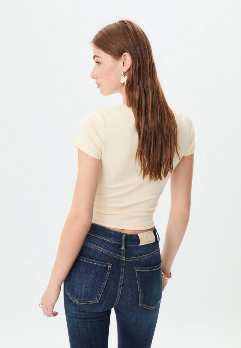 Облегающая базовая футболка