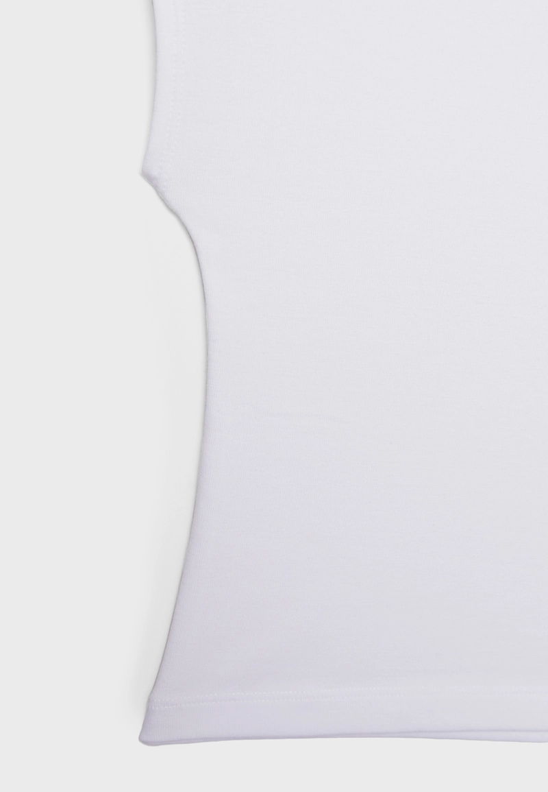 Укороченная базовая футболка в полоску