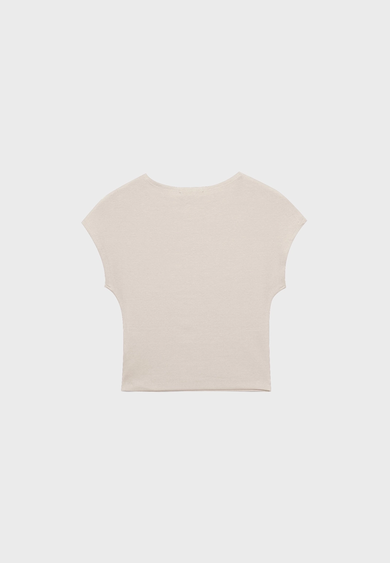 Набор из двух укороченных базовых футболок облегающего кроя