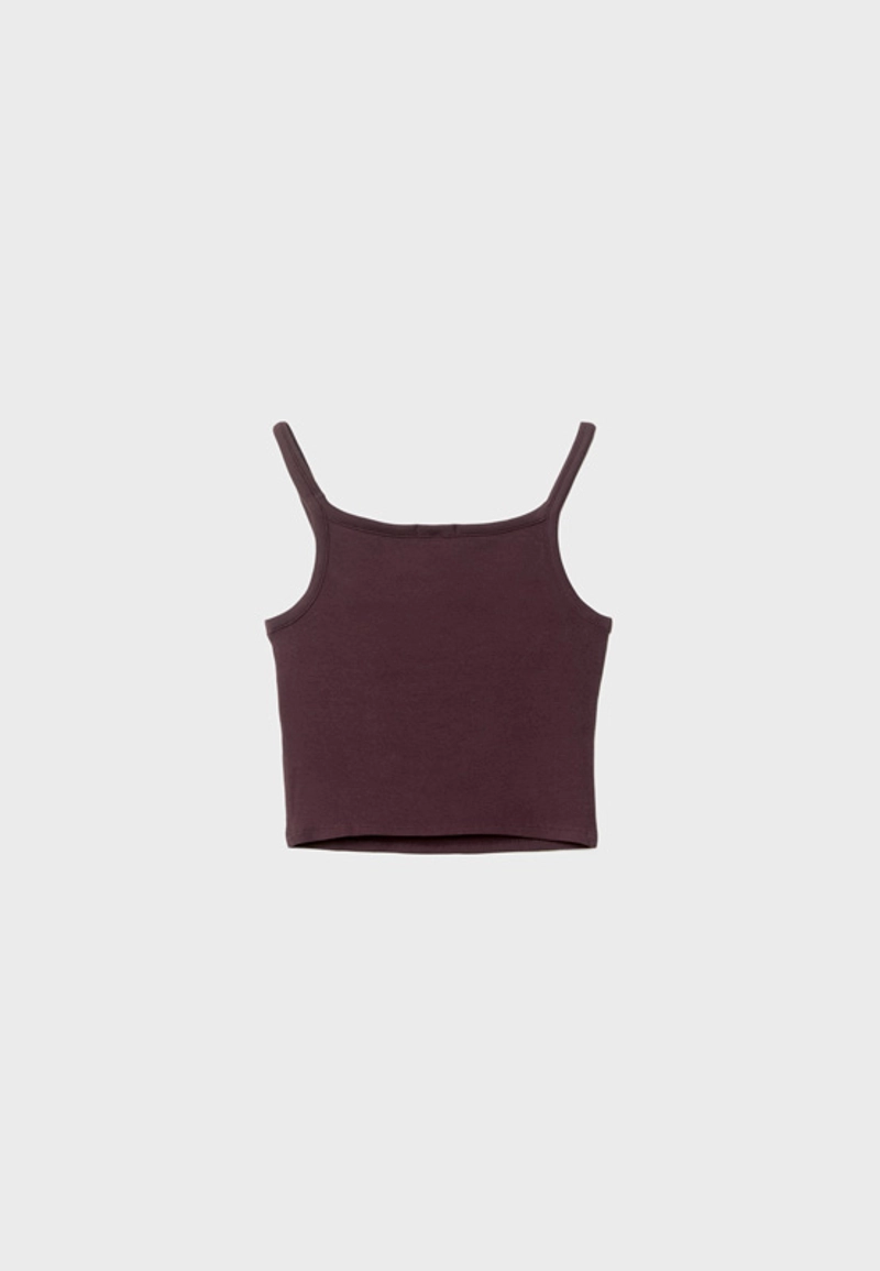 Топ из эластичной ткани на бретелях