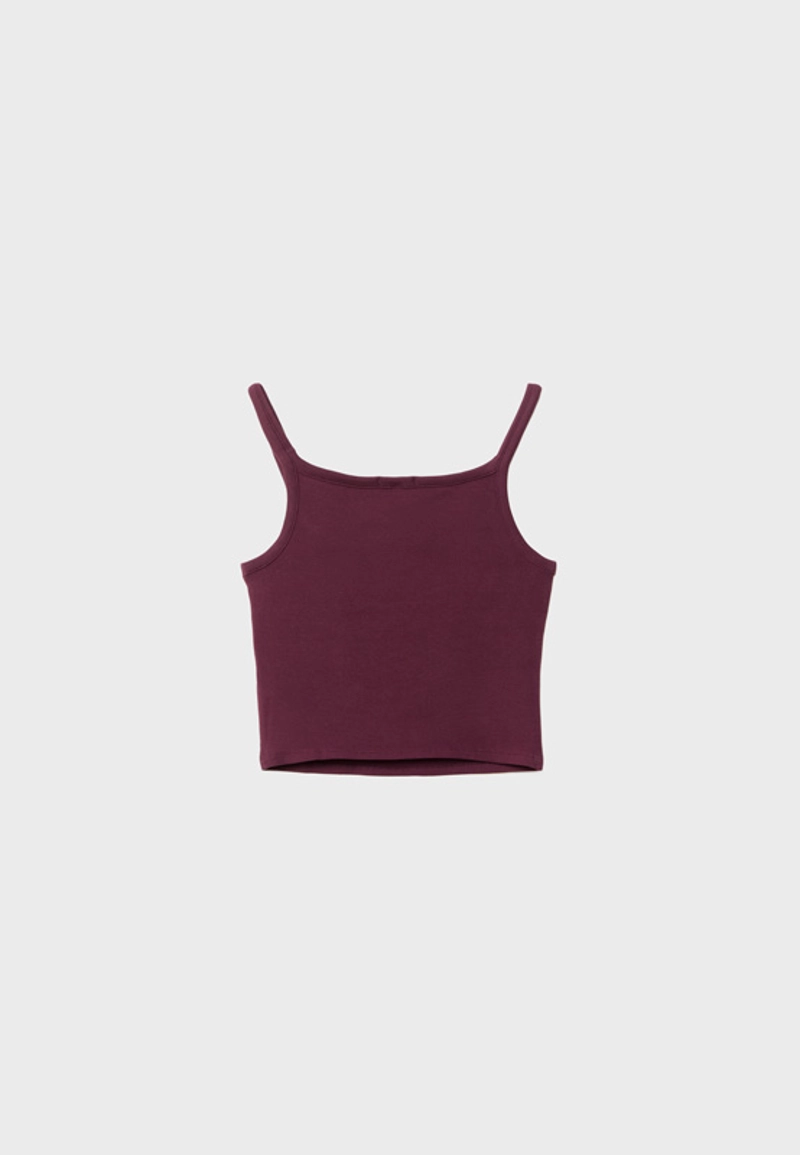 Топ из эластичной ткани на бретелях