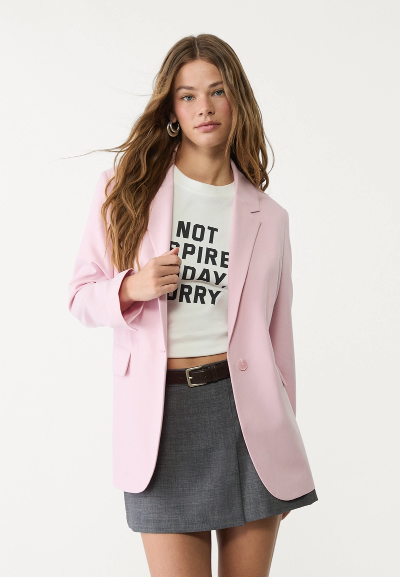 Блейзер прямого кроя