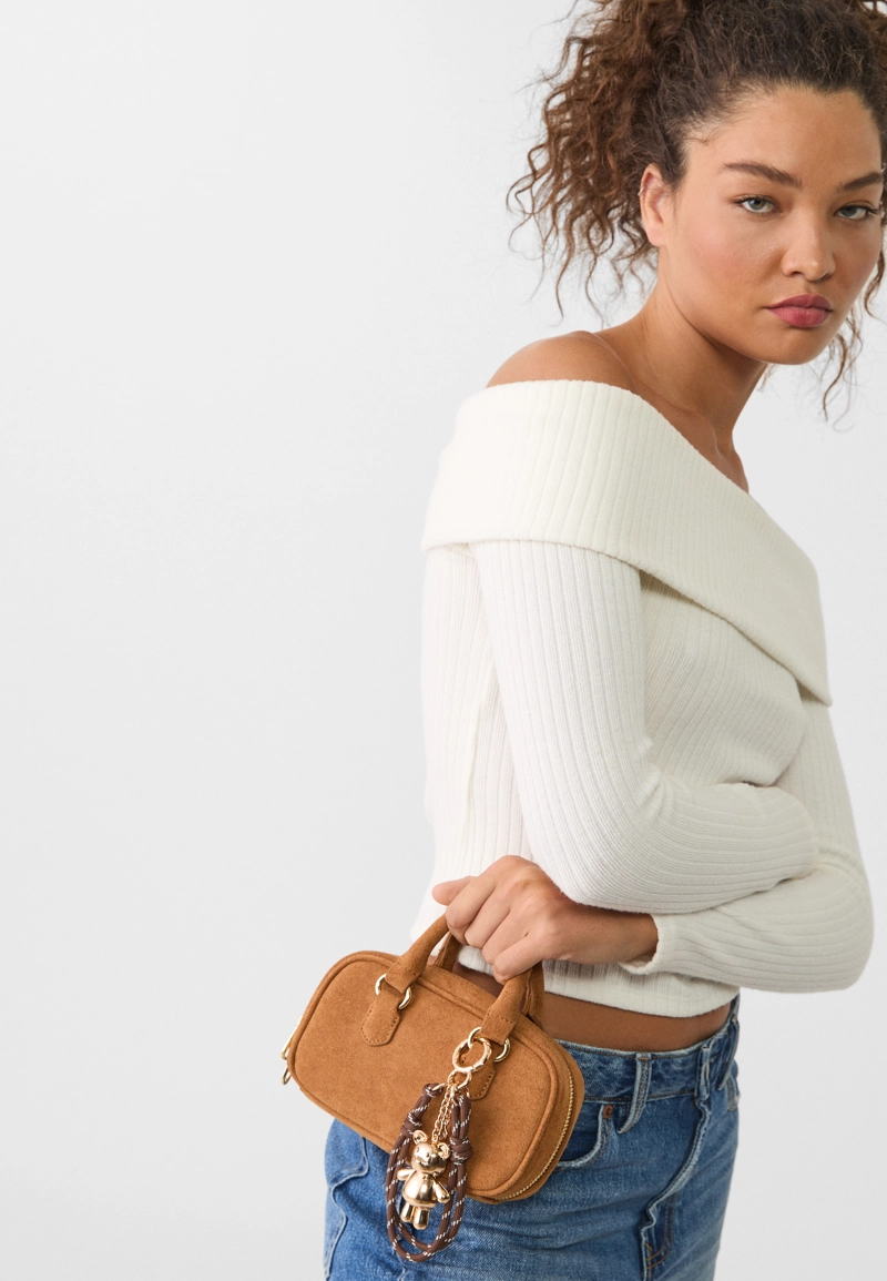 Металлический шарм в виде медвежонка