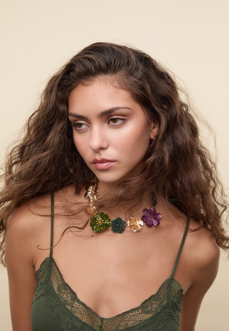 Хлопковый боди с кружевной отделкой