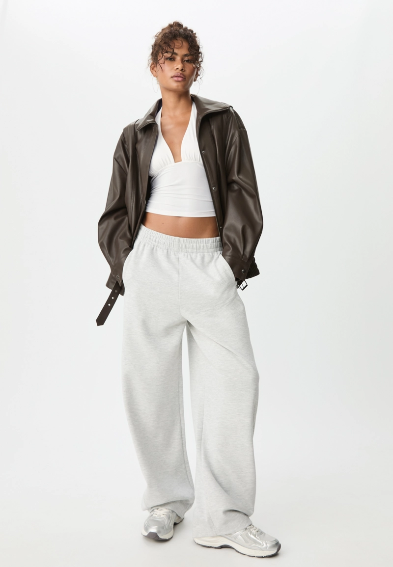 Футболка халтер со сборками