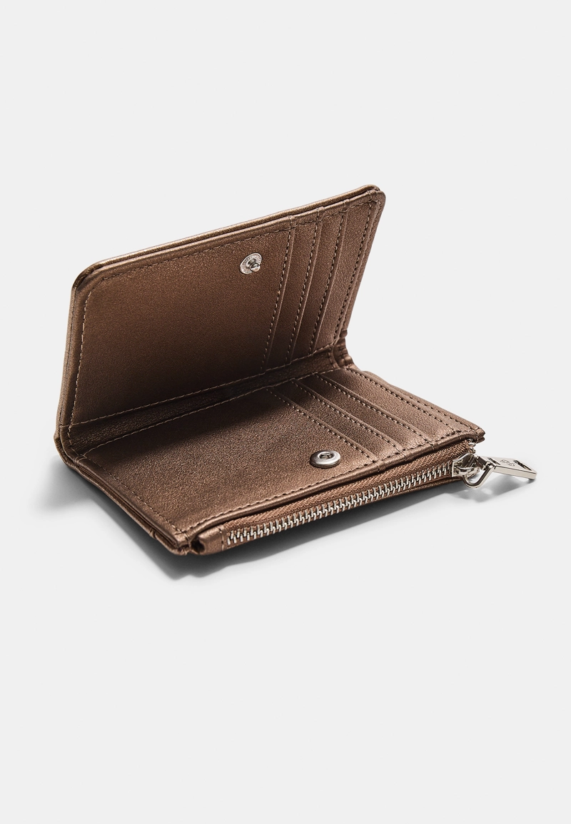 Кошелек для карт с блестящей отделкой