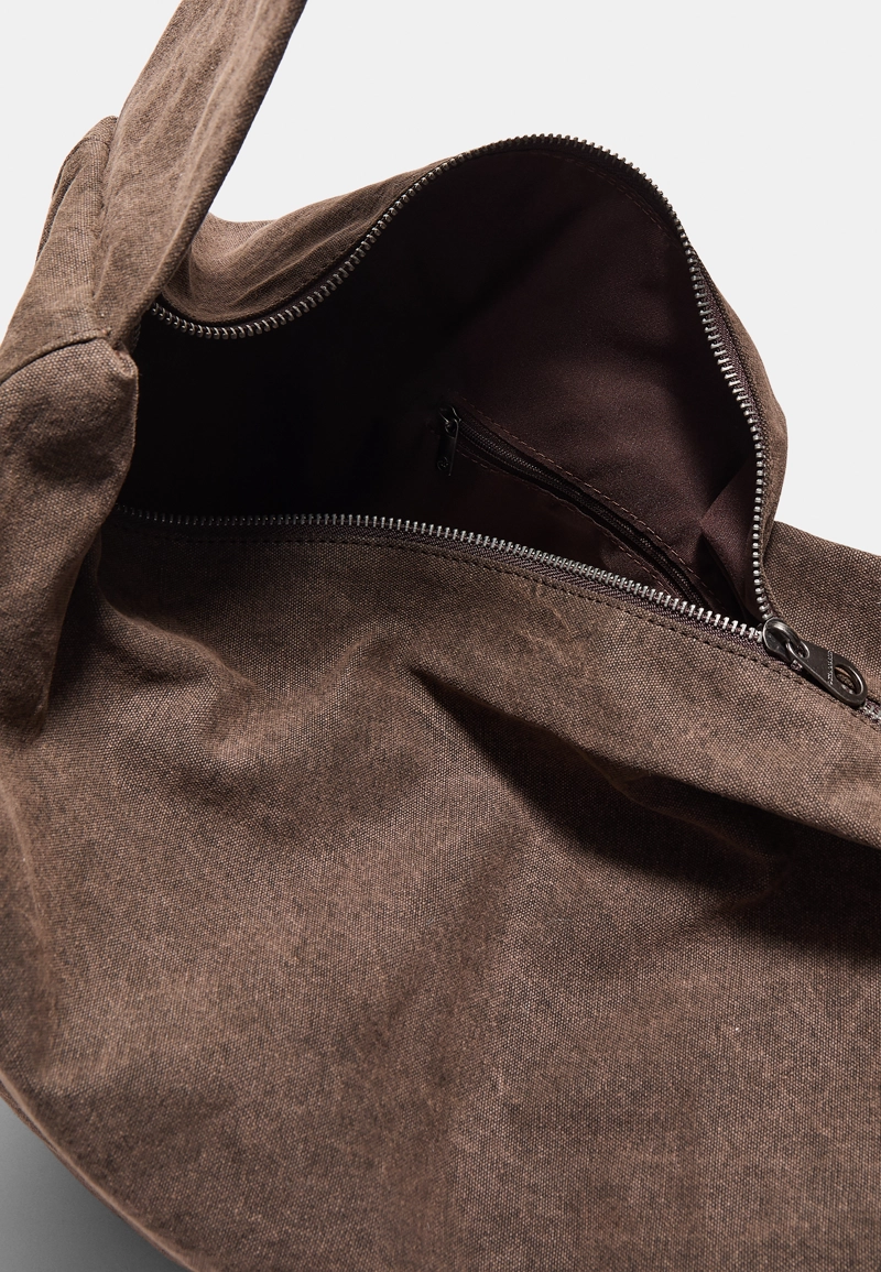 Сумка из стираного хлопка