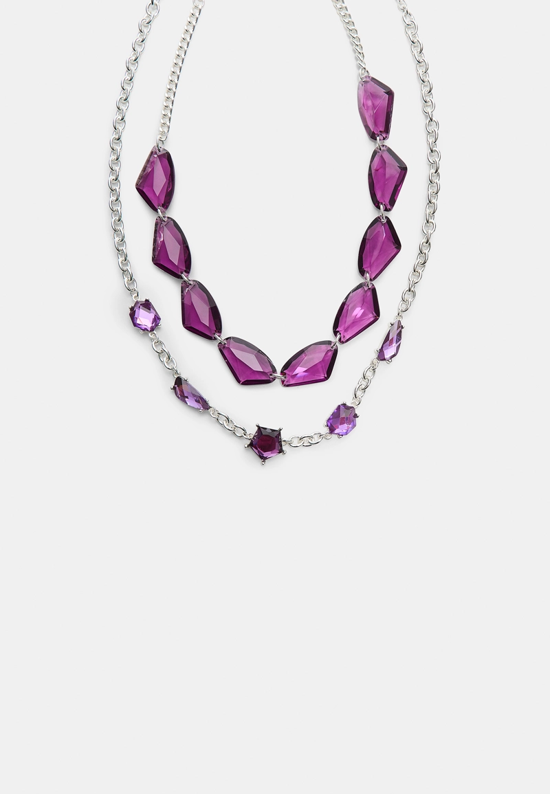 Набор из 2 ожерелий с бусинами