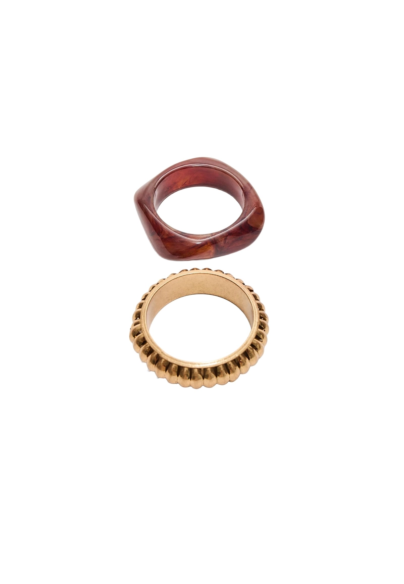 Набор из 2 комбинированных браслетов