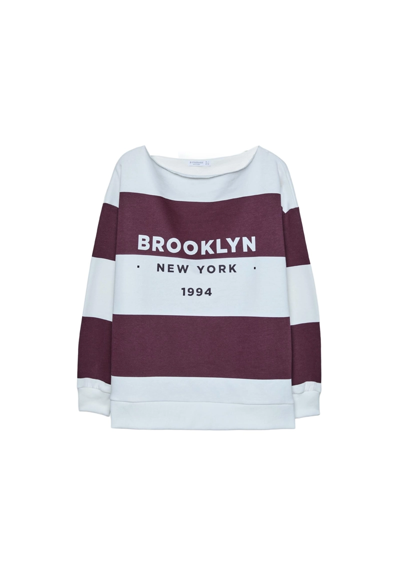 Толстовка оверсайз с принтом