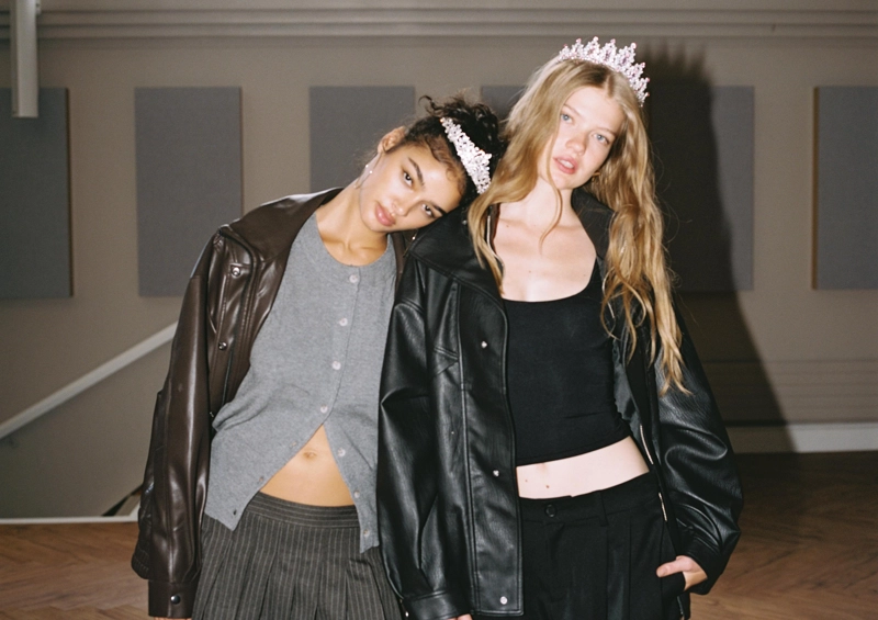 Куртка оверсайз из искусственной кожи