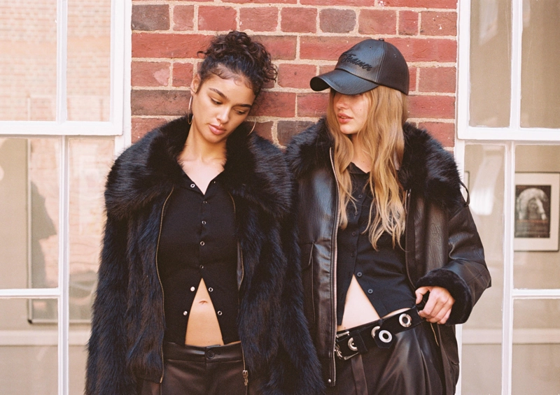 Куртка из искусственного меха на молнии