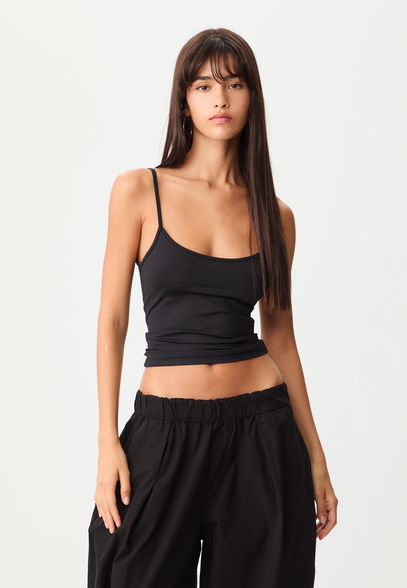 Топ на бретелях из полиамида