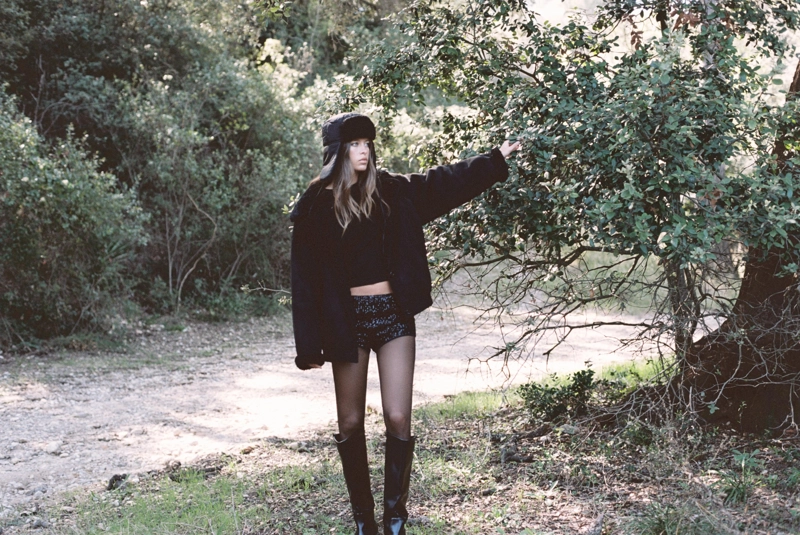 Мини-шорты с пайетками